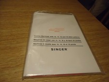 SINGER SEWING MACHINE Instruction Book For TYPE 12,14,16,& 18