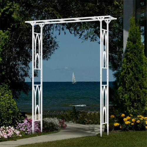 Garden archway rose arbour - garden,
