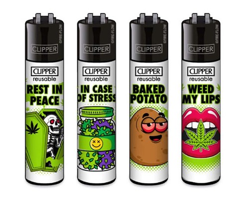High slogans clipper lighters - high,