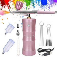 Mini Airbrush Spray Gun Compressor Kit Air-Brush Paint Tattoo Nail Art Handheld