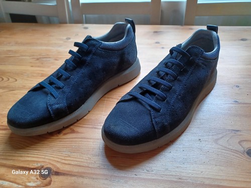 Geox blue suede shoes size - blue,