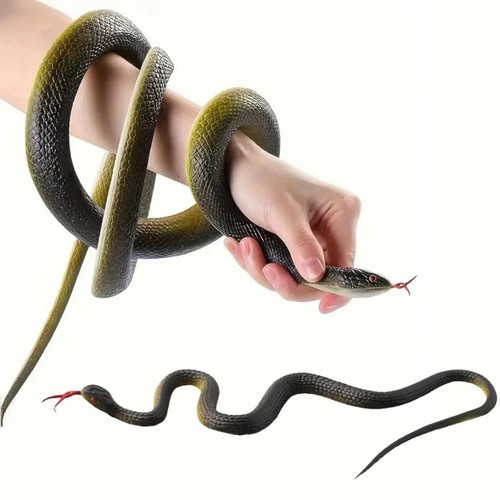 Small fake rubber snake prank - small,