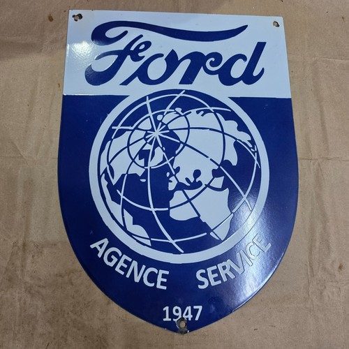 Ford agence porcelain enamel - porcelain,
