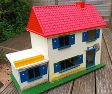 Triang Crest Cottage Avon Series 1969 Wooden Dolls House + Furniture Vintage Lot