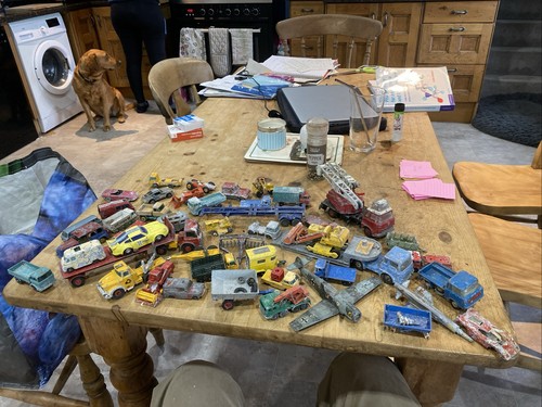 Large collection scrap - collection, of