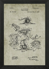 1897 Dental Chair Framed Wall