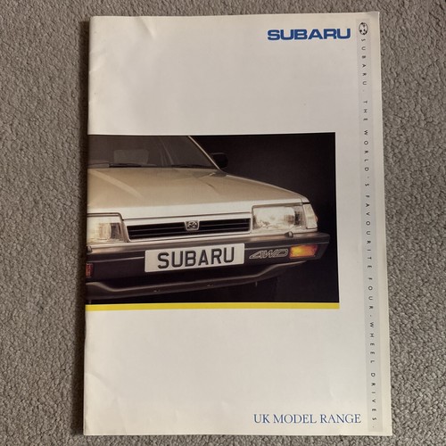 Subaru range 1985 market - 1985,