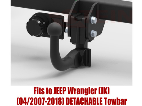 Detachable tow bar for - detachable, jeep