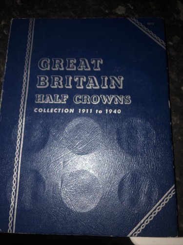 Whitman folder half crowns - whitman,