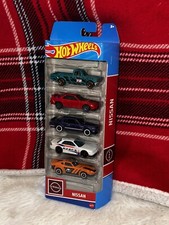 Hot Wheels 2023 NISSAN 5 Pack with NISSAN SKYLINE GT-R [BNR32] Silvia S13 Datsun