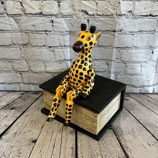 20cm Orange Giraffe Sitting