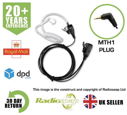 Covert earpiece with - covert, ptt