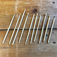 Vintage Carved Crochet Tools Assorted C