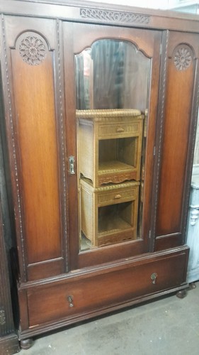 Antique solid carved oak - solid,