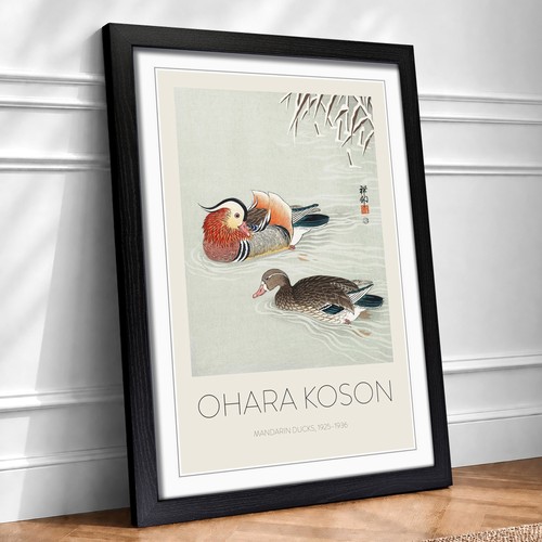 Mandarin ducks ohara koson - mandarin,
