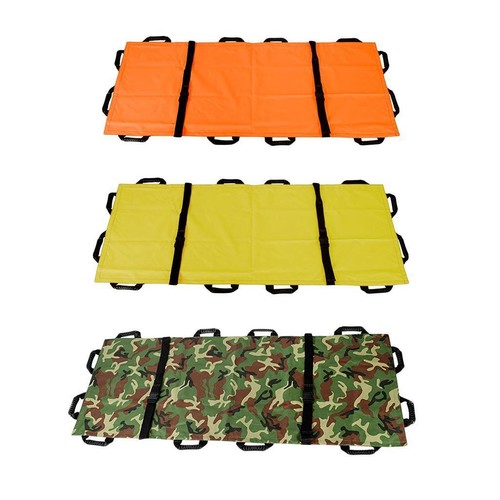 Folding emergency patient back - patient,