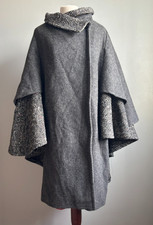 Vintage WOOL CAPE CLOAK COAT