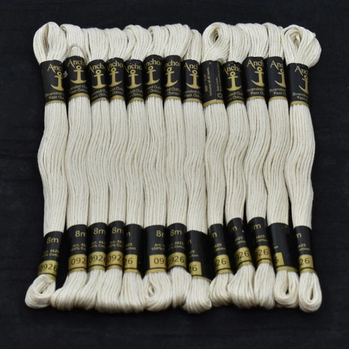 White anchor stitch - x,
