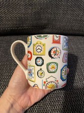 Cath kidson Clocks mug Time Watch Churchill Cup Tea Coffee Hot Drink