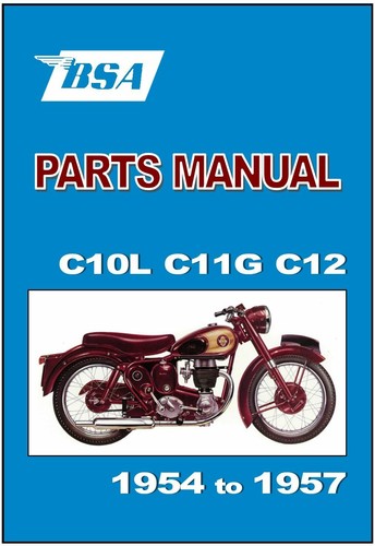 Bsa parts manual c12 c11g - manual,