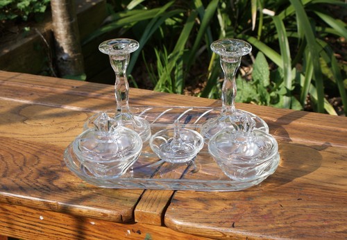 Vintage german clear glass - clear,