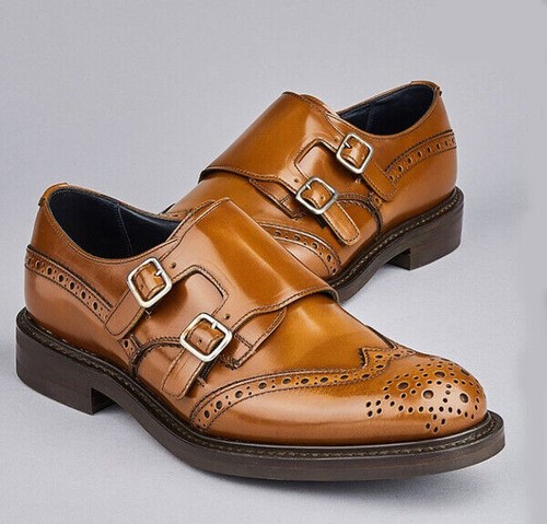 Men shoes handmade leather - shoes,
