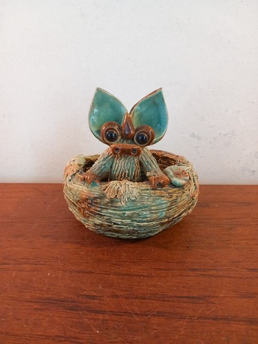 Vintage yare pottery dragon - yare,