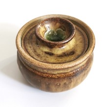 Vintage Drymen Scottish Studio Pottery Handmade Lidded Pot