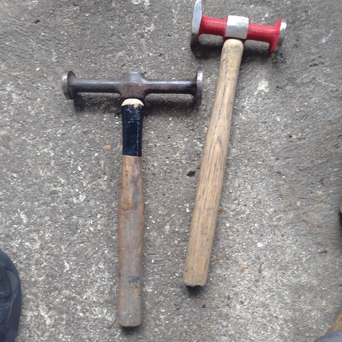 Vintage panel beating hammers - vintage,
