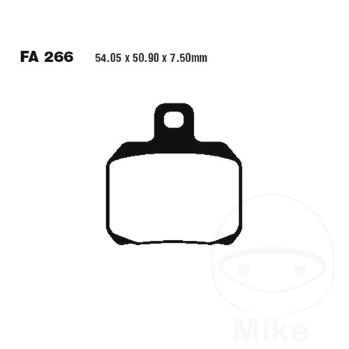 Ebc brake pads semi sintered - ebc, semi-sintered