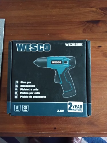 Wesco glue gun - gun, 3.6v