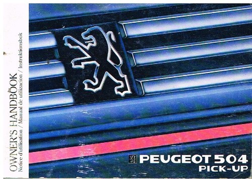 Peugeot 504 pick 1 - 1.6, 1.8