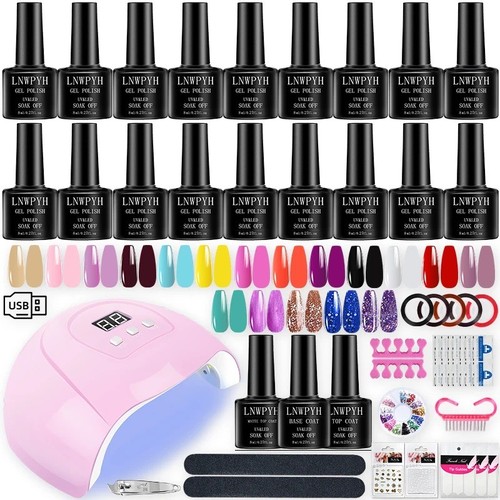 Gel nail polish kit - polish,
