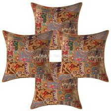 Art Decor Handmade Floor Cushion Vintage Ethnic Hippie Gypsy Pillow Meditation