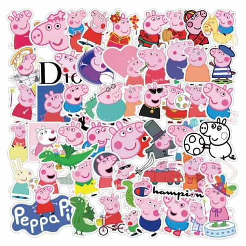 Peppa pig stickers - pig,