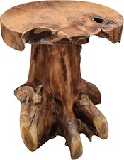 Teak Root Round Side Table