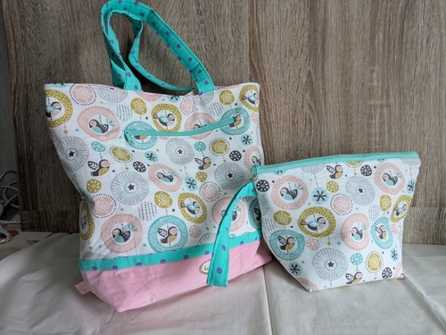 Knitting crochet craft bag set - bag,