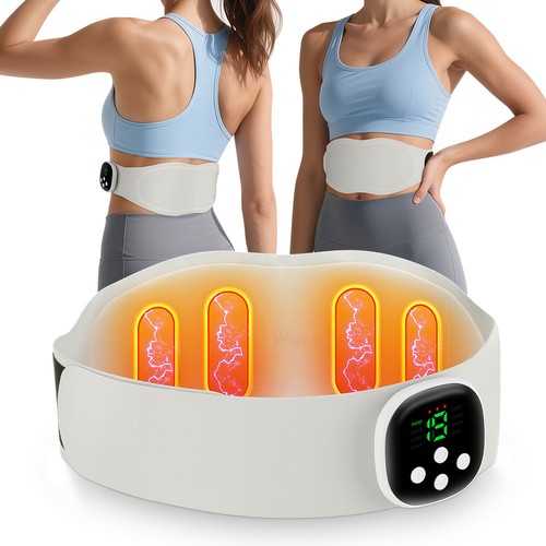 Abdominal massage belt - belt, heating