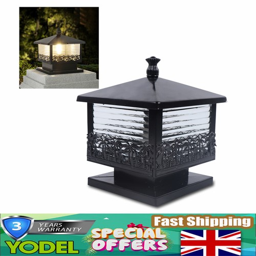 Vintage black pillar light - vintage,