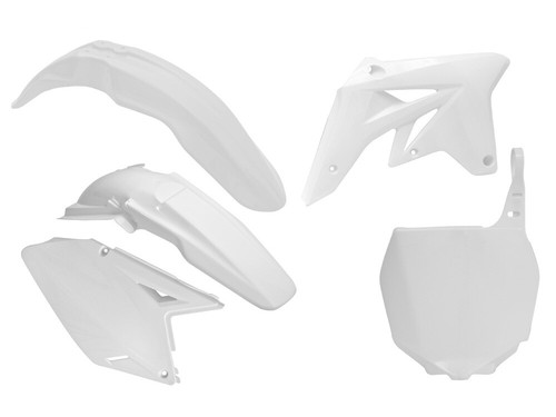 Rtech plastic kit white suzuki - white,