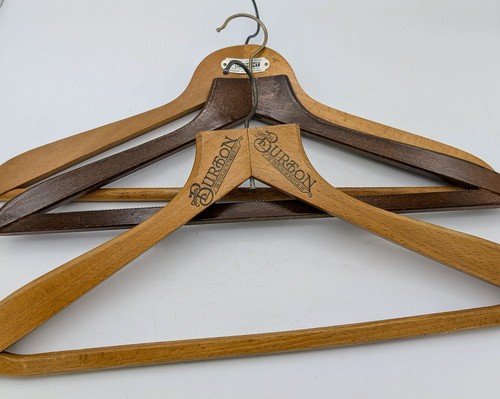 Vintage set three wooden coat - set,