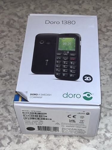 Doro 1380 black unlocked - doro,
