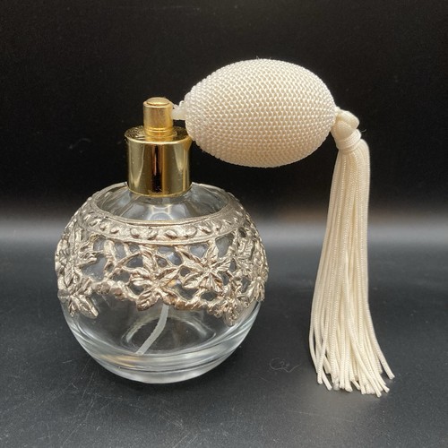 Vintage glass perfume atomiser - glass,