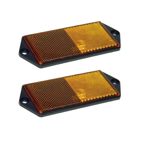 Amber reflectors side - 2, x