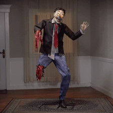 Fracture Zombie Halloween Animated Prop - 5.9ft