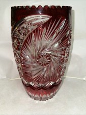 German Bleikristall Cranberry