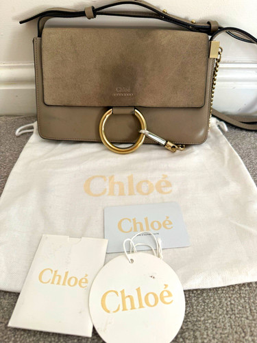 Chloé faye grey leather - faye,