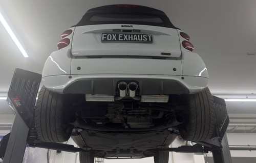Fox exhaust smart fortwo - fox,