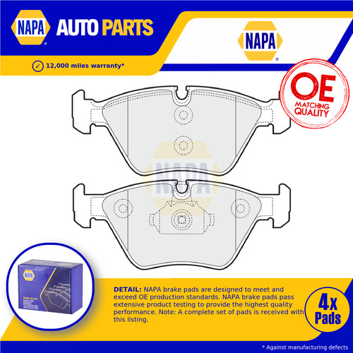 Brake pads set front - brake,