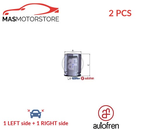 Brake caliper piston pair - caliper,